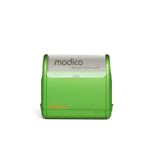 Modico-M3-belyegzo-stamp-flash-zold-green