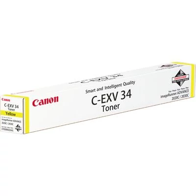 Canon C-EXV34 Y Eredeti Sárga Toner (OEM Yellow)