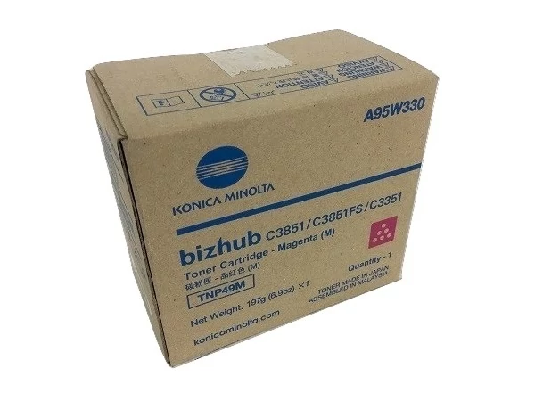 Konica Minolta TNP49 M Eredeti Bíborvörös toner (OEM Magenta)